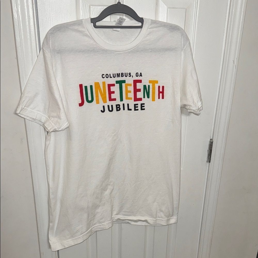 Gildan Juneteenth Jubilee White T-Shirt